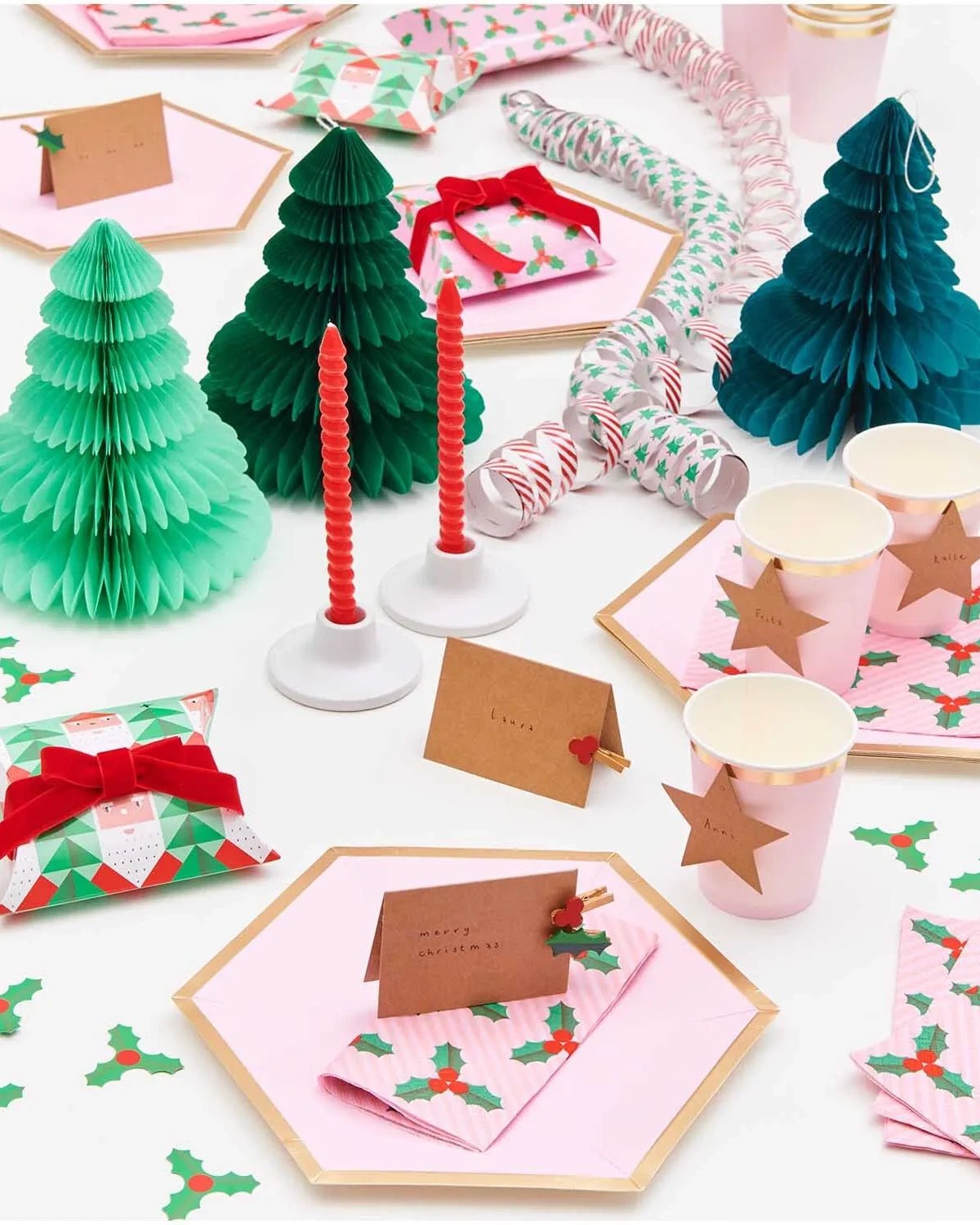 Rico Design - Servietten Ilex (20 Stück) - Servietten - ROSA ECK