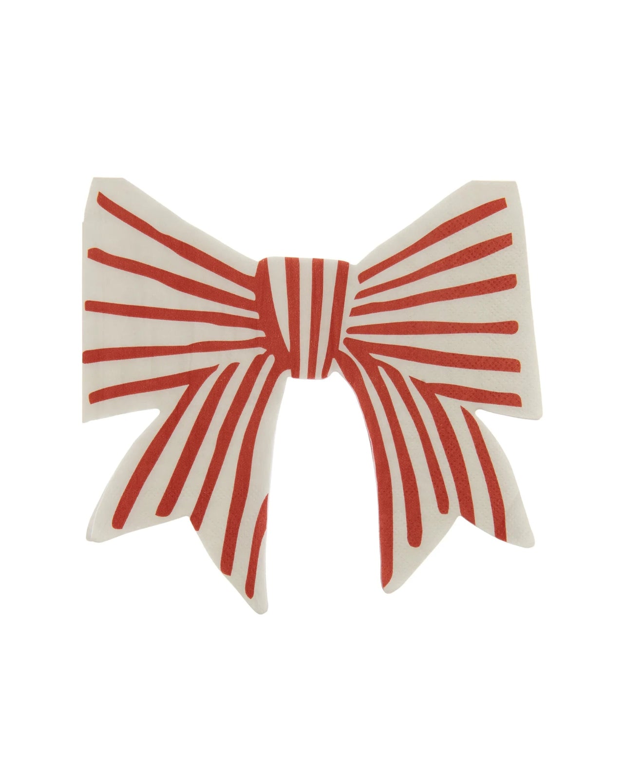 Rico Design - Servietten Schleife • Streifen (20 Stück) - Servietten - ROSA ECK