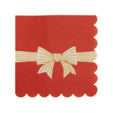 Rico Design - Servietten Schleifenband • Rot (20 Stück) - Servietten - ROSA ECK