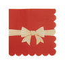 Rico Design - Servietten Schleifenband • Rot (20 Stück) - Servietten - ROSA ECK