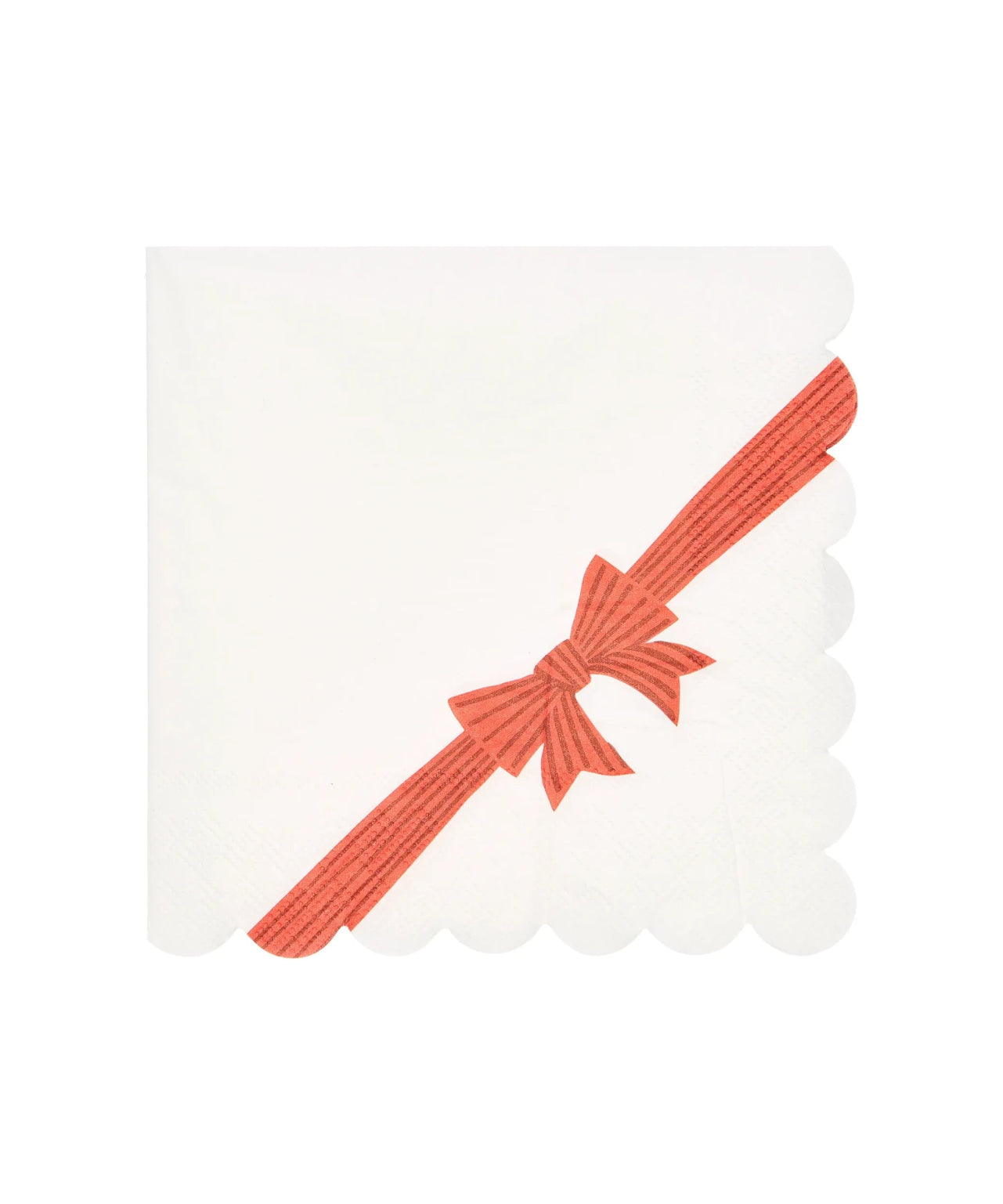 Rico Design - Servietten Schleifenband • Weiß (20 Stück) - Servietten - ROSA ECK