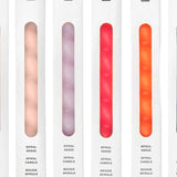 Rico Design - Spiralkerze | Soft Neon Orange - Kerze - ROSA ECK - , ,
