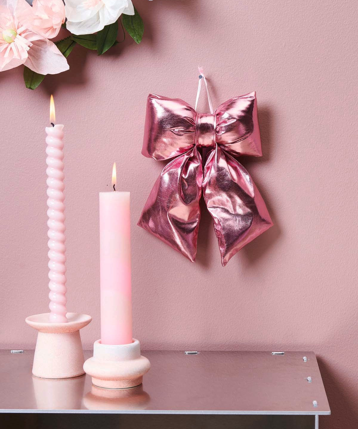 Rico Design – Stabkerzen – ROSA ECK