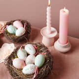 Rico Design - Stabkerze (4x20 cm) | Rosa/Pink - Kerze - ROSA ECK - , ,