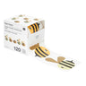 Rico Design - Sticker Bienen - Sticker - ROSA ECK - Gelb, ,