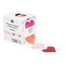 Rico Design - Sticker Herzen, rot, holographisch (120 Stück) - Sticker - ROSA ECK - , ,