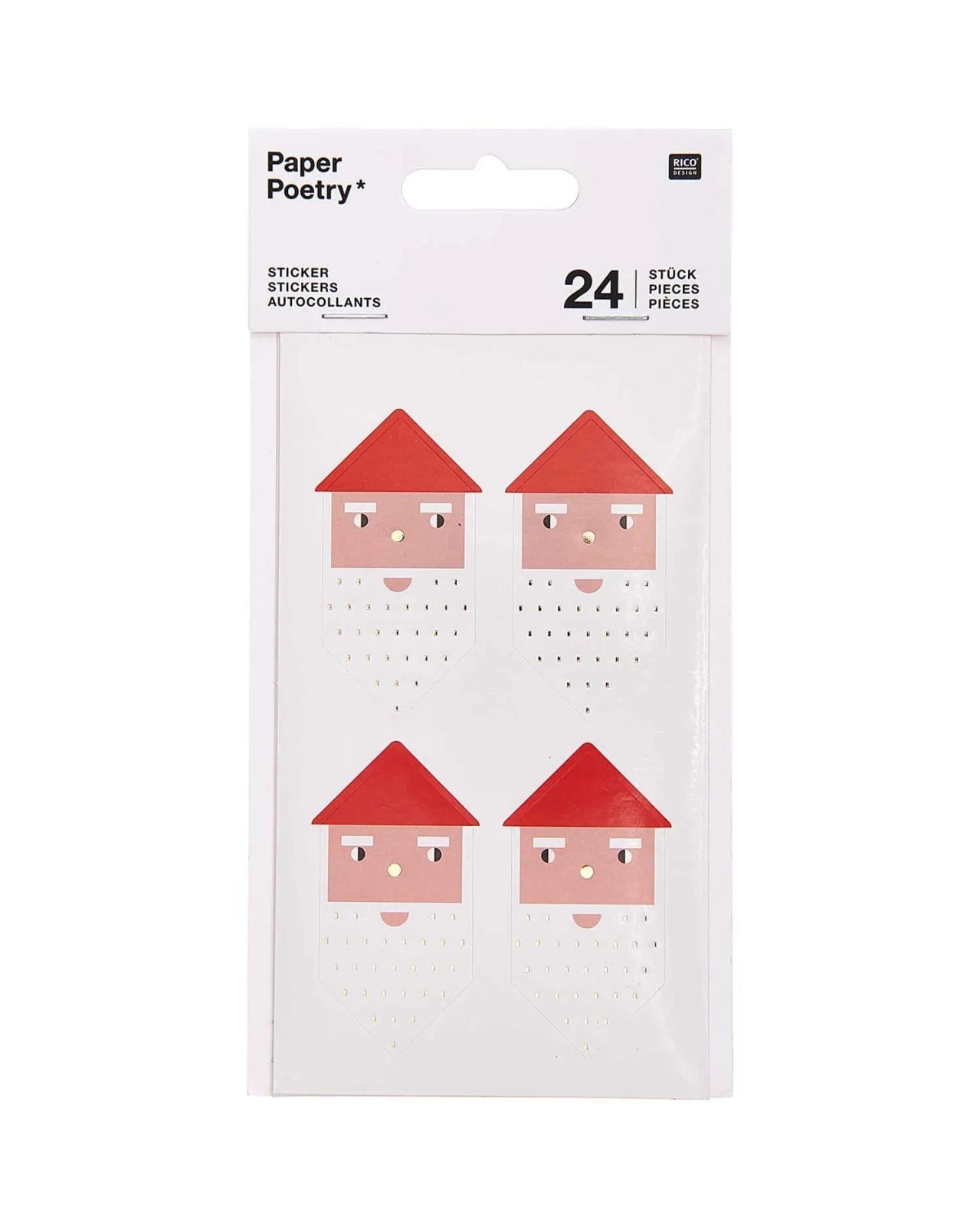 Rico Design - Sticker Merry Christmas • Figuren - Sticker - ROSA ECK