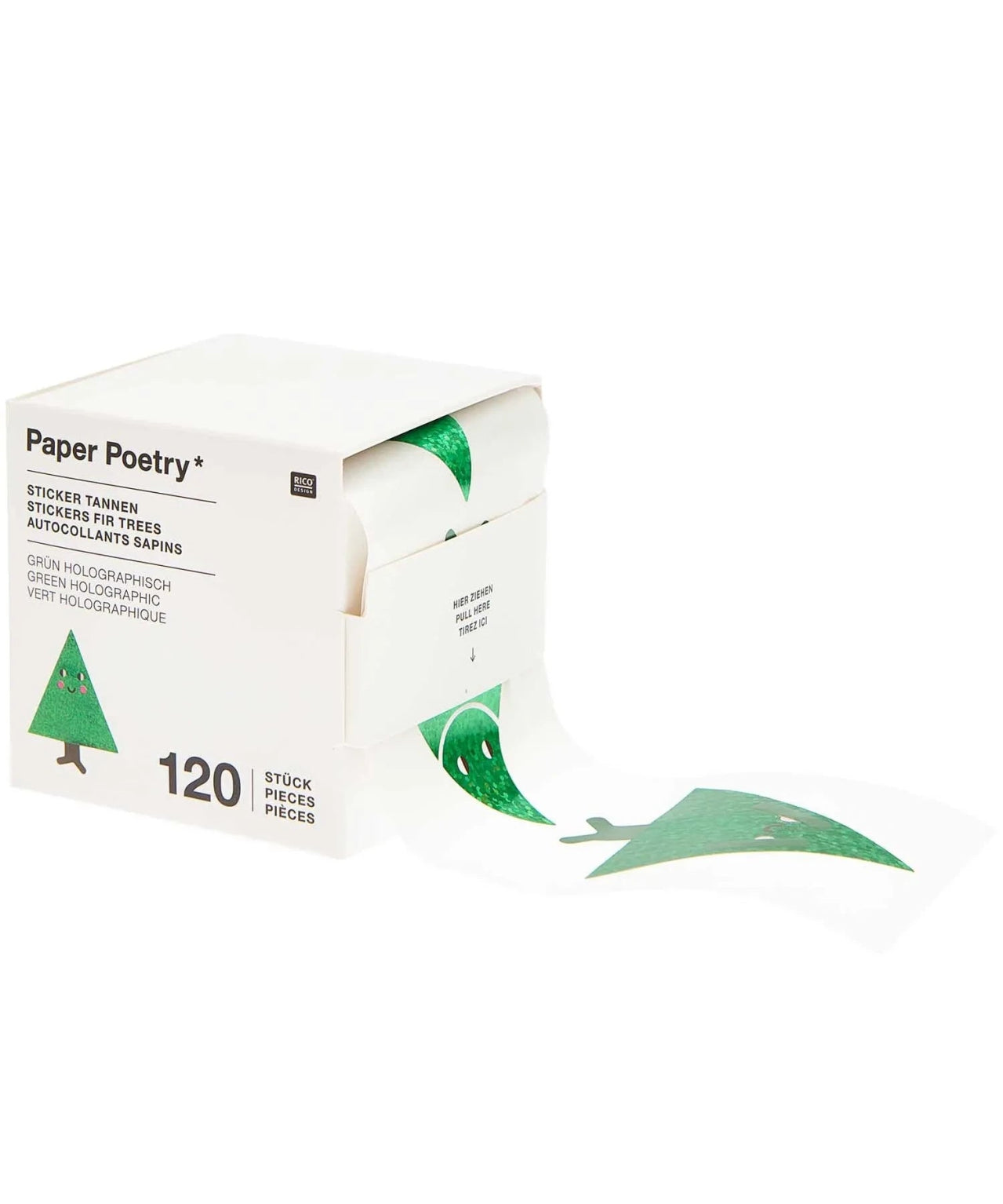 Rico Design - Sticker Merry Christmas • Tannen - Sticker - ROSA ECK