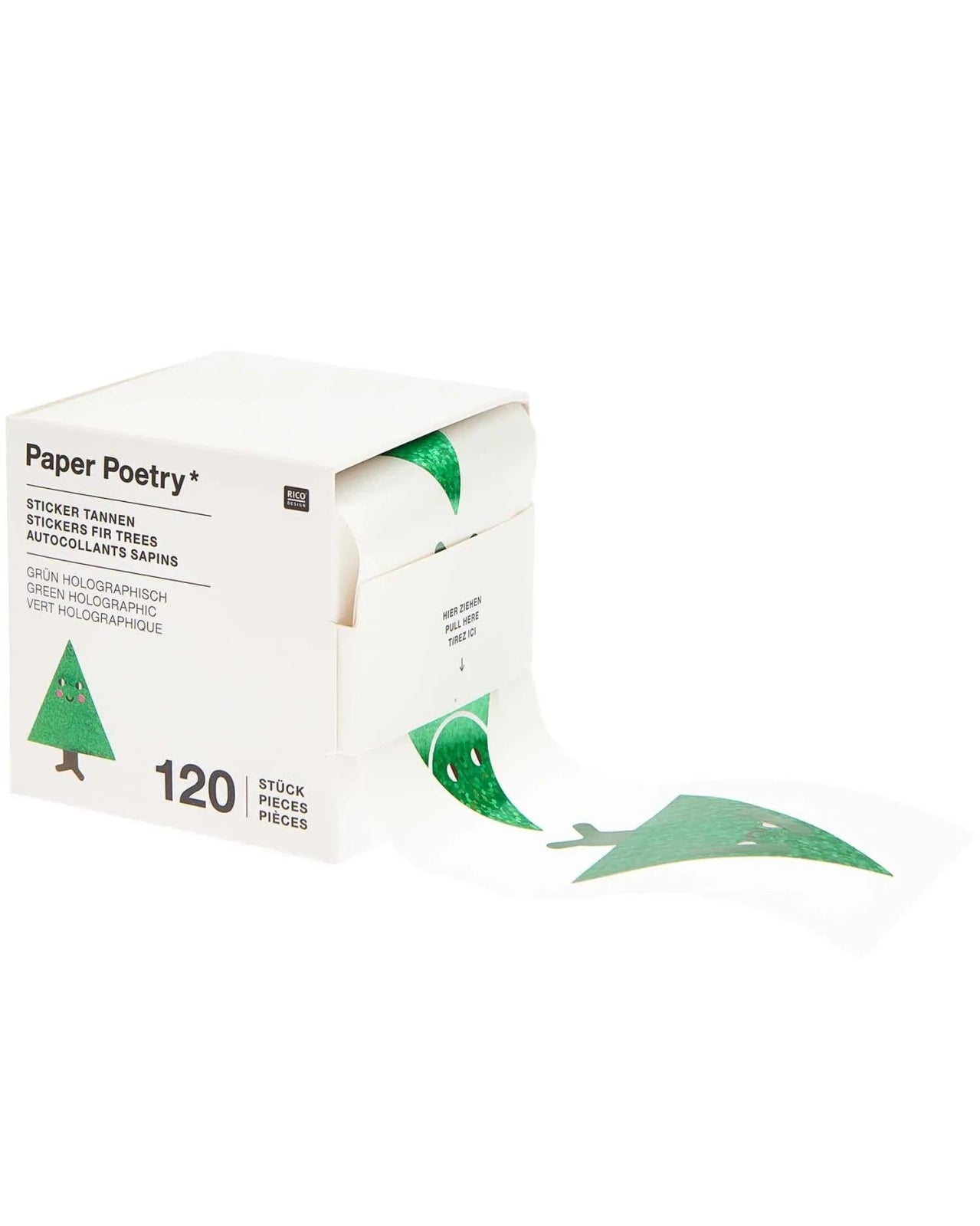 Rico Design - Sticker Merry Christmas • Tannen - Sticker - ROSA ECK