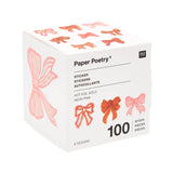 Rico Design - Sticker Schleifen Classic • (100 Stück) - Sticker - ROSA ECK