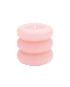 Rico Design - Stumpenkerze Ringe • Apricot - Kerze - ROSA ECK
