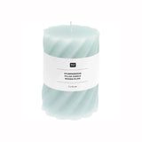 Rico Design - Stumpenkerze Spiral • Mint - ROSA ECK