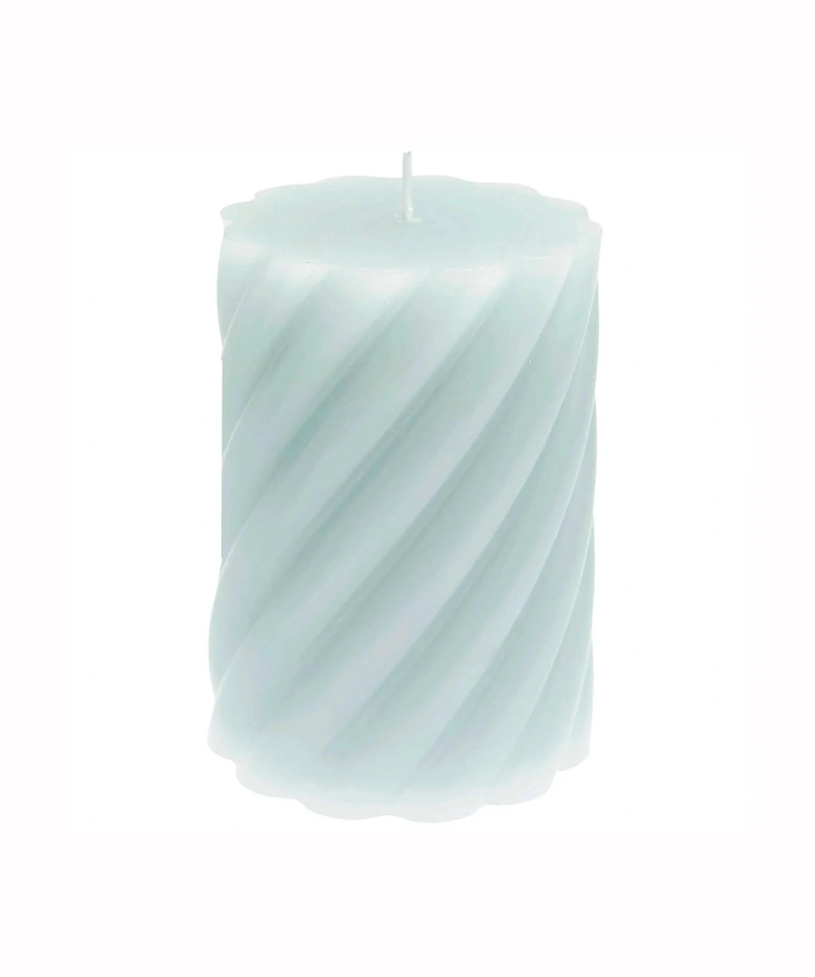 Rico Design - Stumpenkerze Spiral • Mint - ROSA ECK