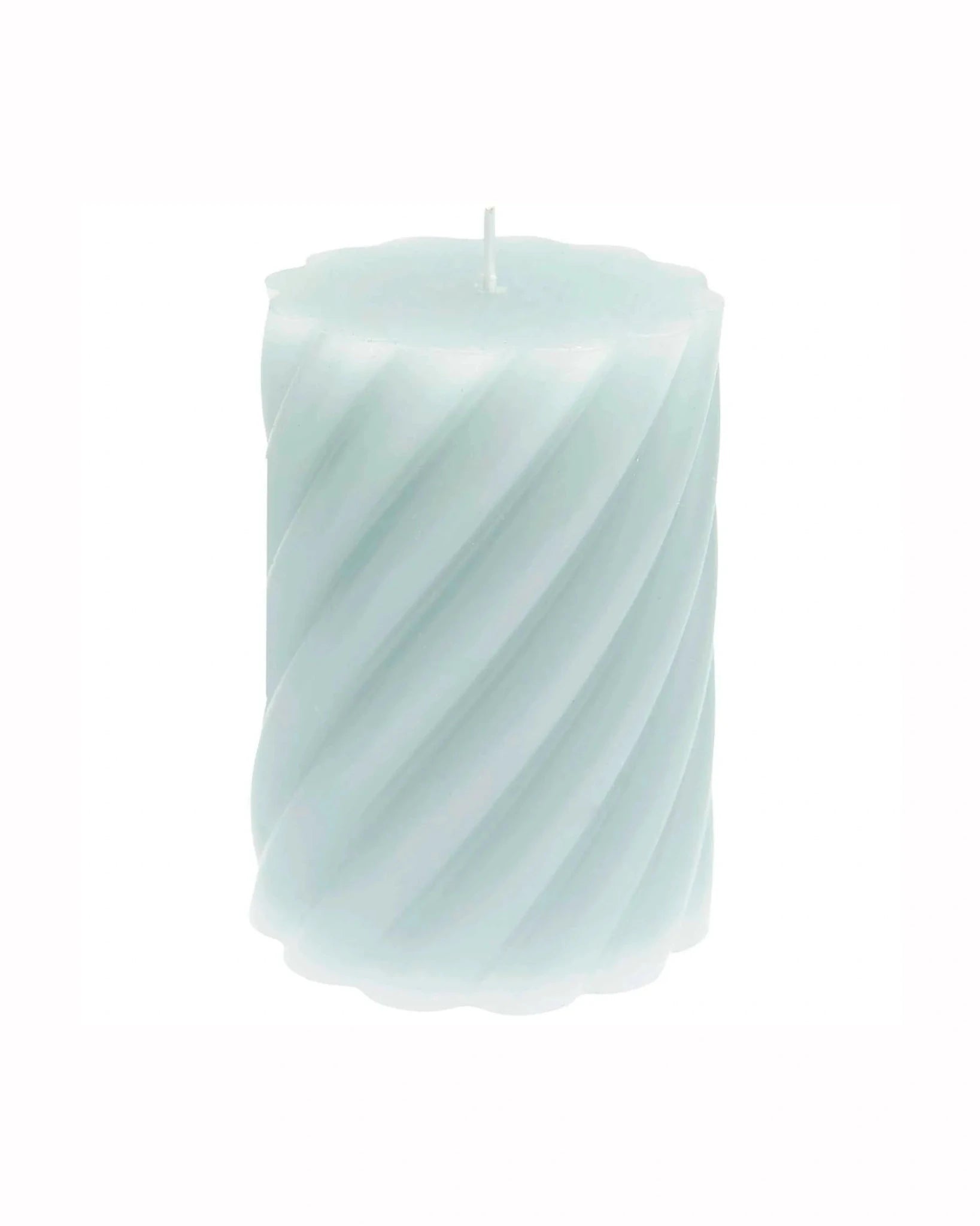 Rico Design - Stumpenkerze Spiral • Mint - ROSA ECK