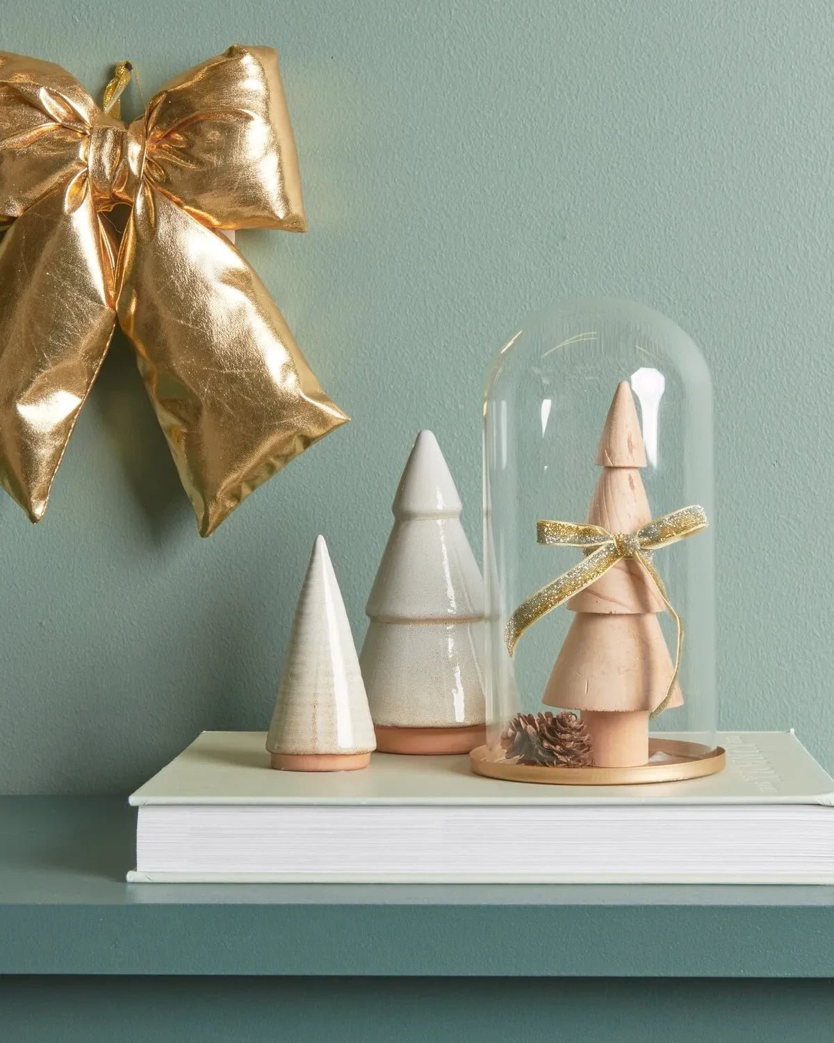 Rico Design - Tannenbaum Porzellan • Altweiß - Dekoration - ROSA ECK