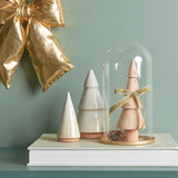 Rico Design - Tannenbaum Porzellan • Altweiß - Dekoration - ROSA ECK