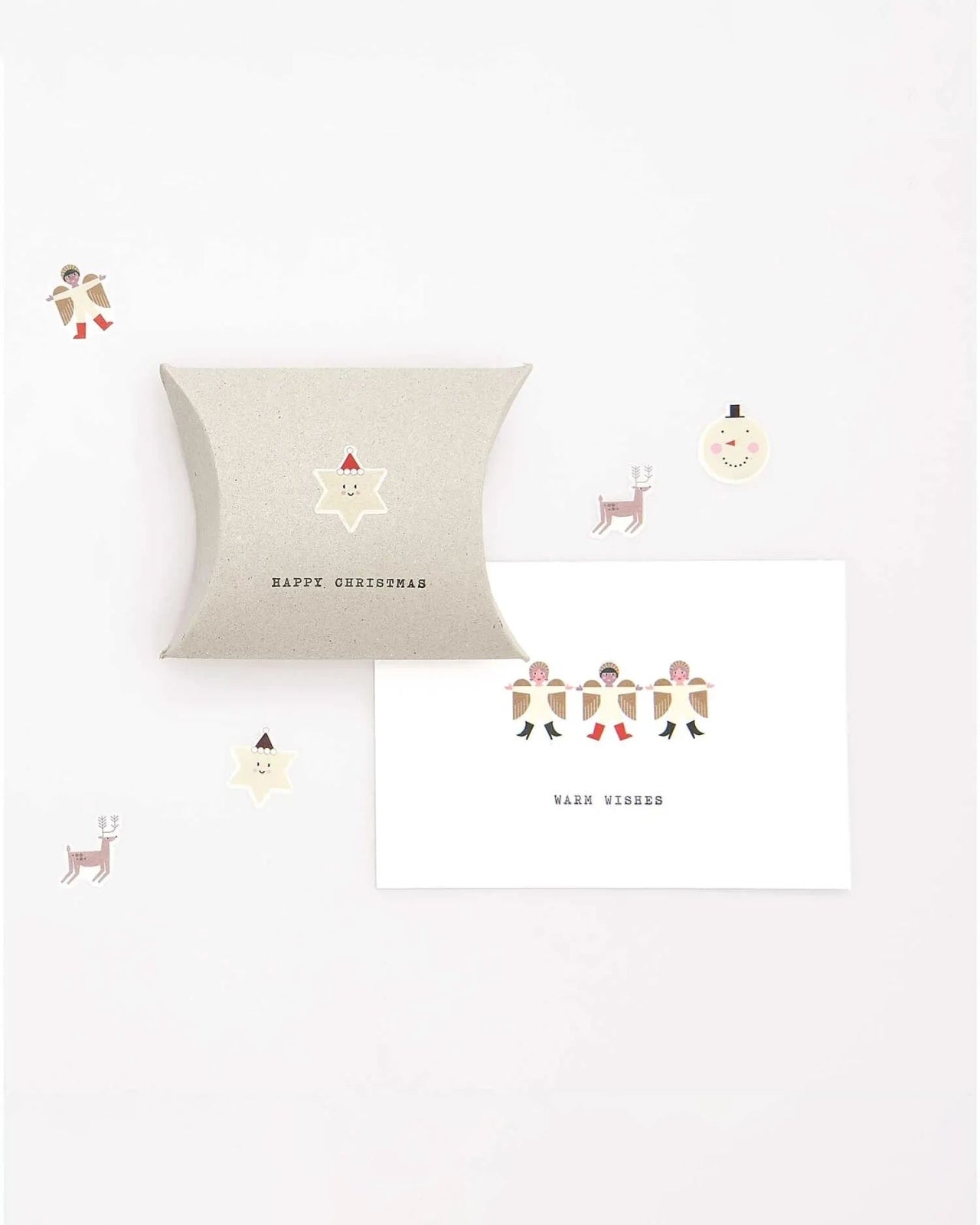 Rico Design - Washi Sticker Weihnachts - Figuren (200 Stück) - Sticker - ROSA ECK