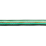 Rico Design - Webband Multi • Streifen Grün/Gold - ROSA ECK