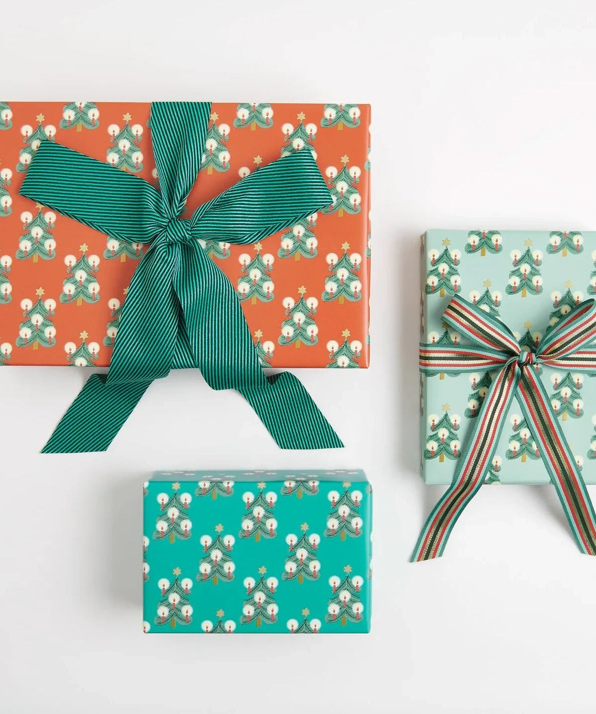 Rico Design - Webband Multi • Streifen Grün/Rot/Gold - Webband - ROSA ECK