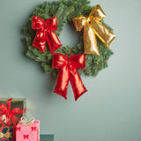 Rico Design - Weihnachtsschleife zum Hängen • Rot - Anhänger - ROSA ECK