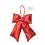 Rico Design - Weihnachtsschleife zum Hängen • Rot - Anhänger - ROSA ECK