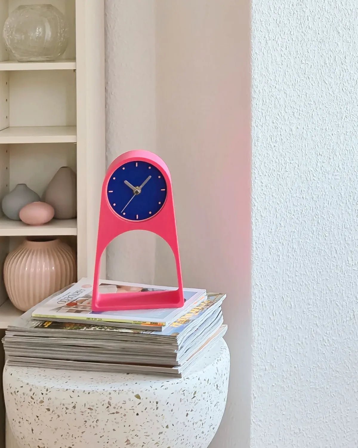 roki Design - LEIF Tischuhr • Luava - ROSA ECK