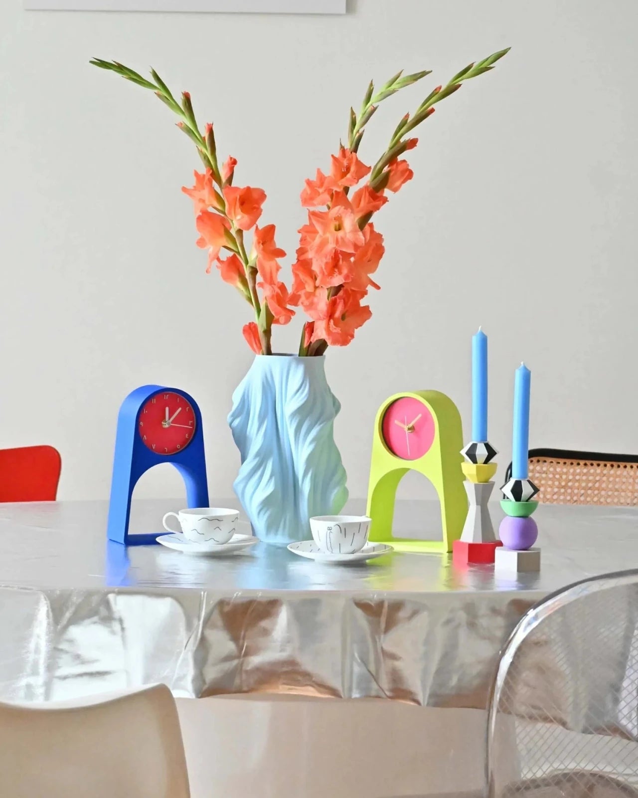 roki Design - LEIF Tischuhr • Luava - ROSA ECK