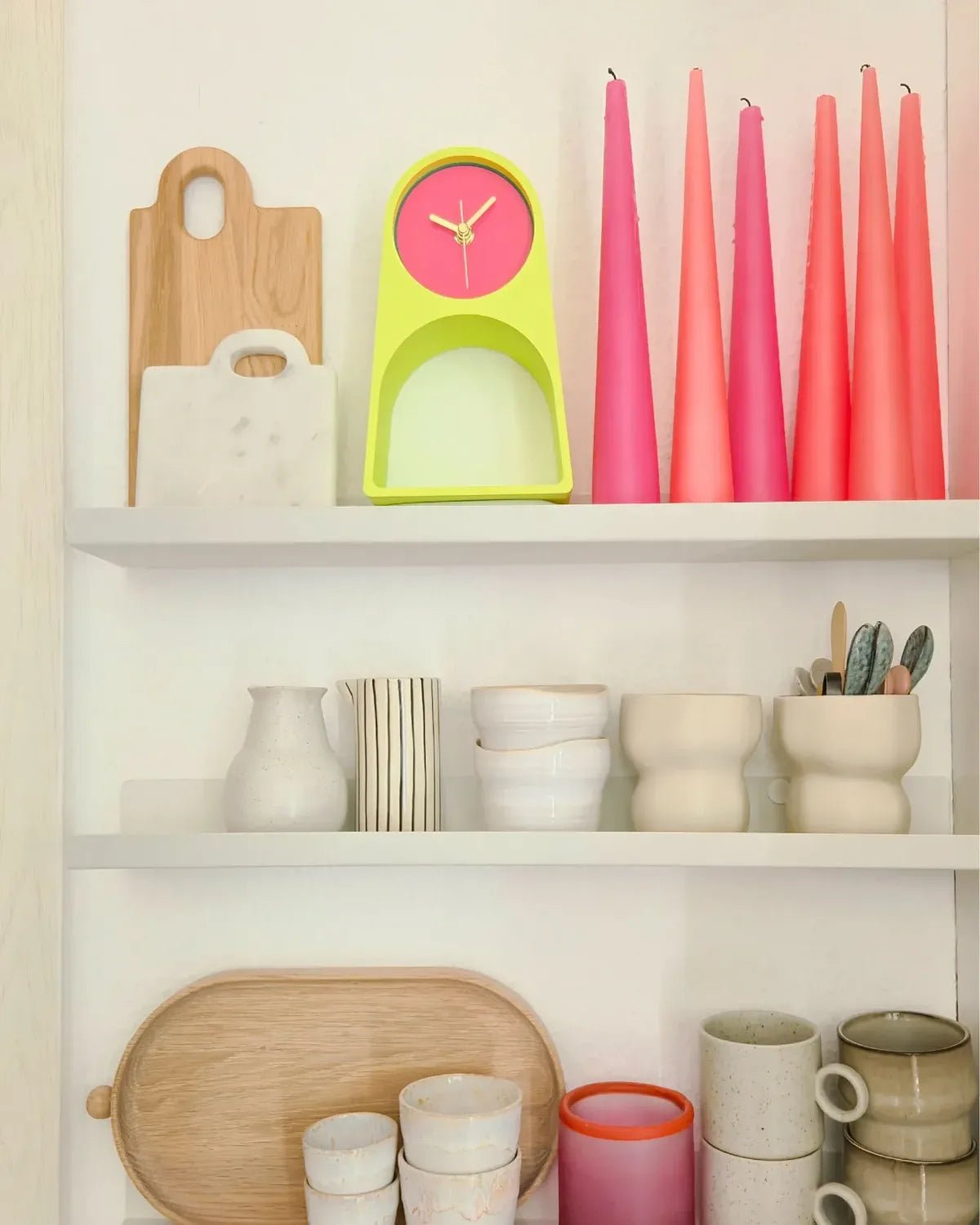 roki Design - LEIF Tischuhr • Luava - ROSA ECK