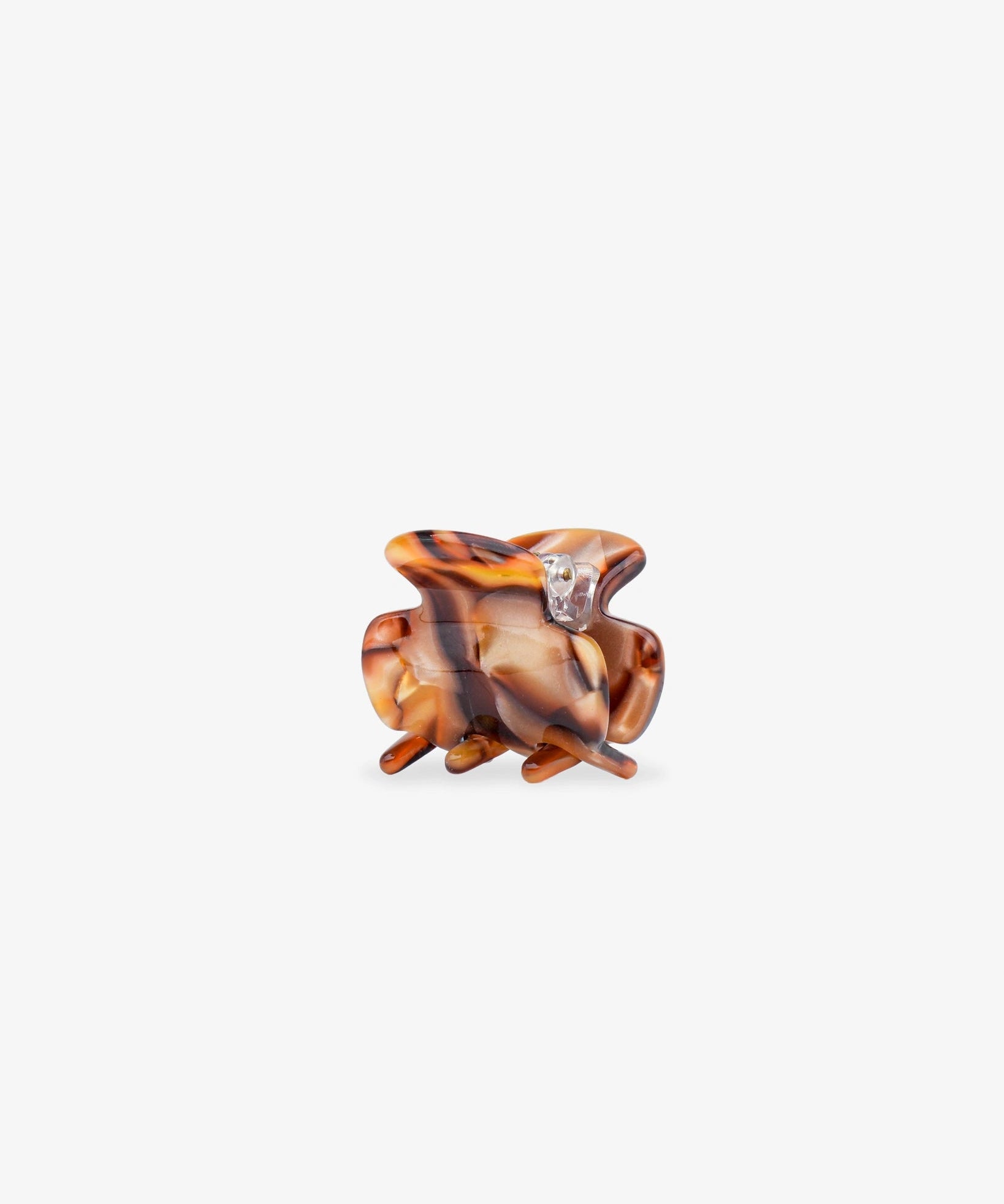 ROSA ECK - BABY Haarklammer (3,5 cm) • Coffee - ROSA ECK