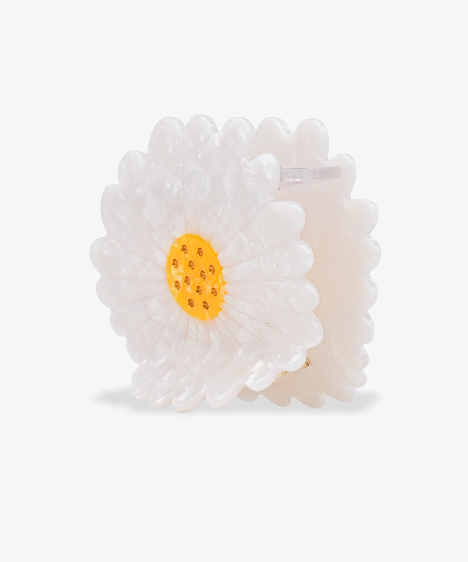ROSA ECK - DAISY Haarklammer (7 cm) • White - ROSA ECK