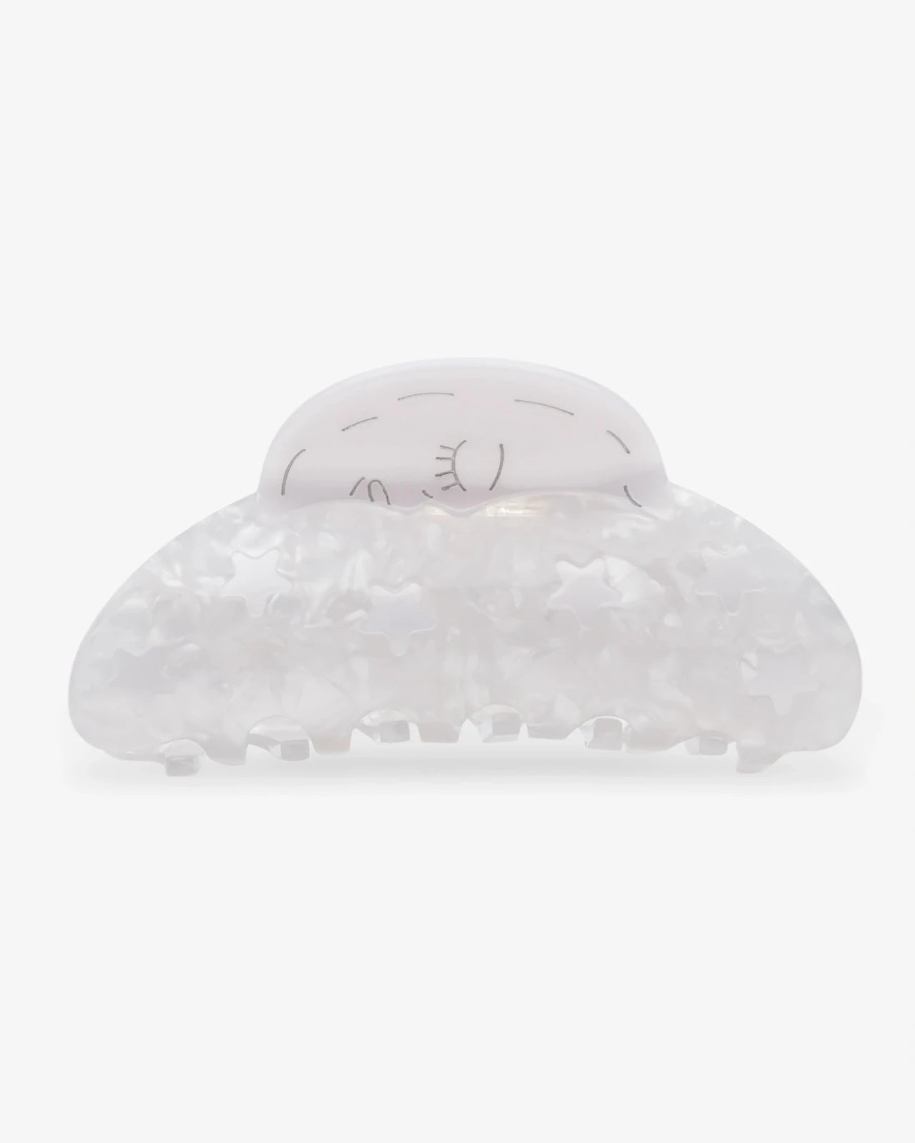 ROSA ECK - Haarklammer (9 cm) • Mond - ROSA ECK