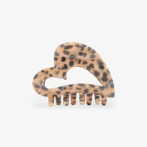 ROSA ECK - HEART Haarklammer (6,5 cm) • Dalmatian - ROSA ECK
