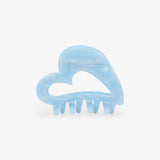 ROSA ECK - HEART Haarklammer (6,5 cm) • Sky - ROSA ECK