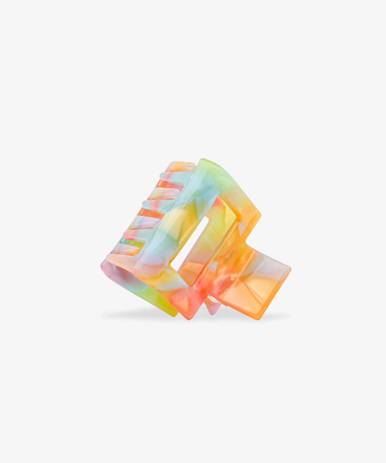 ROSA ECK - SQUARE S Haarklammer (3,5 cm) • Sorbet - ROSA ECK