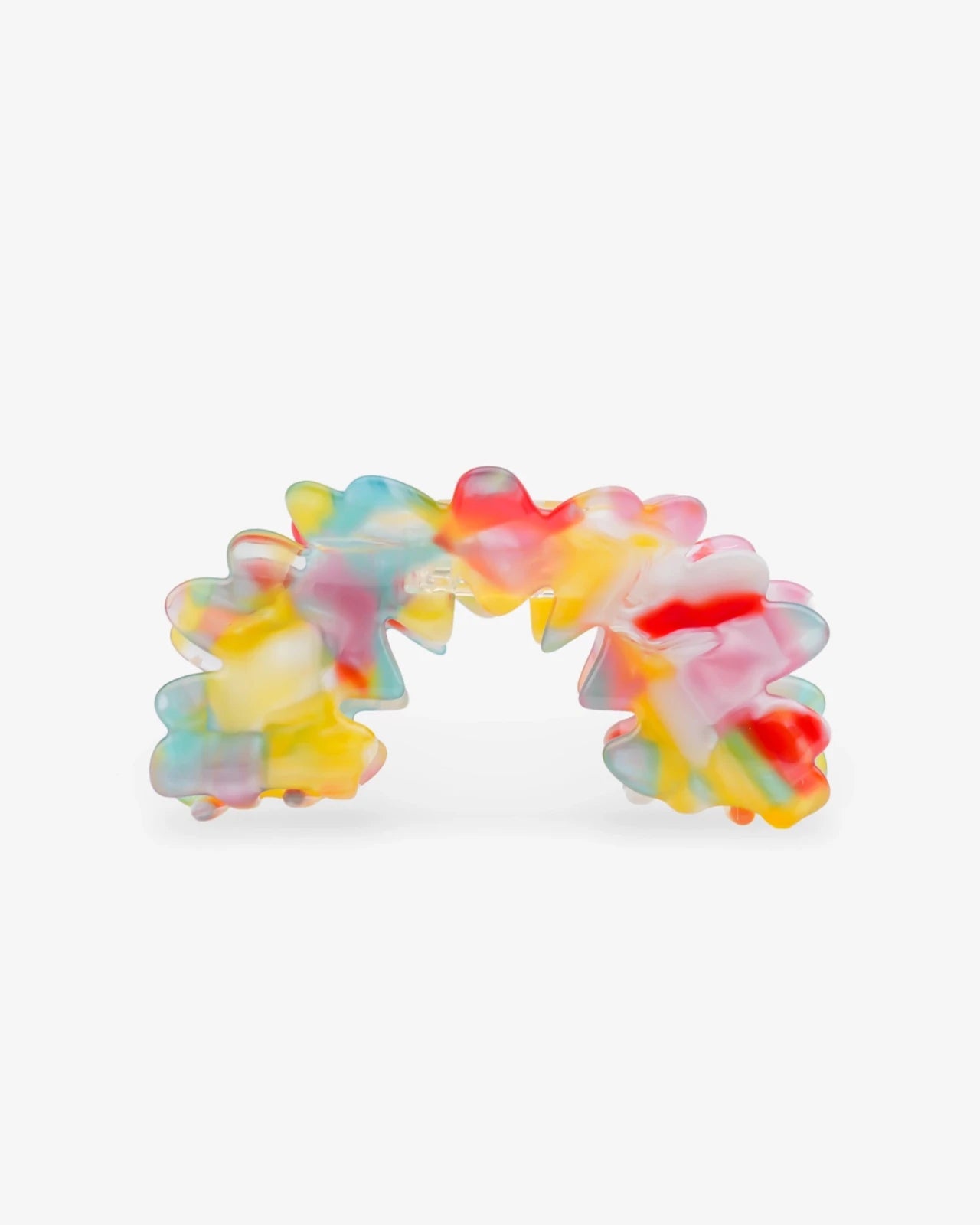 ROSA ECK - WAVY Haarklammer (8 cm) • Carnival Bonbon - ROSA ECK