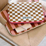 Rose in April - ANOUK iPad - Hülle • Checks Caramel - ROSA ECK