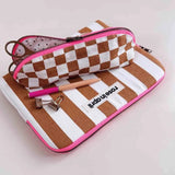 Rose in April - ANOUK iPad - Hülle • Stripes Ecru/Caramel - ROSA ECK