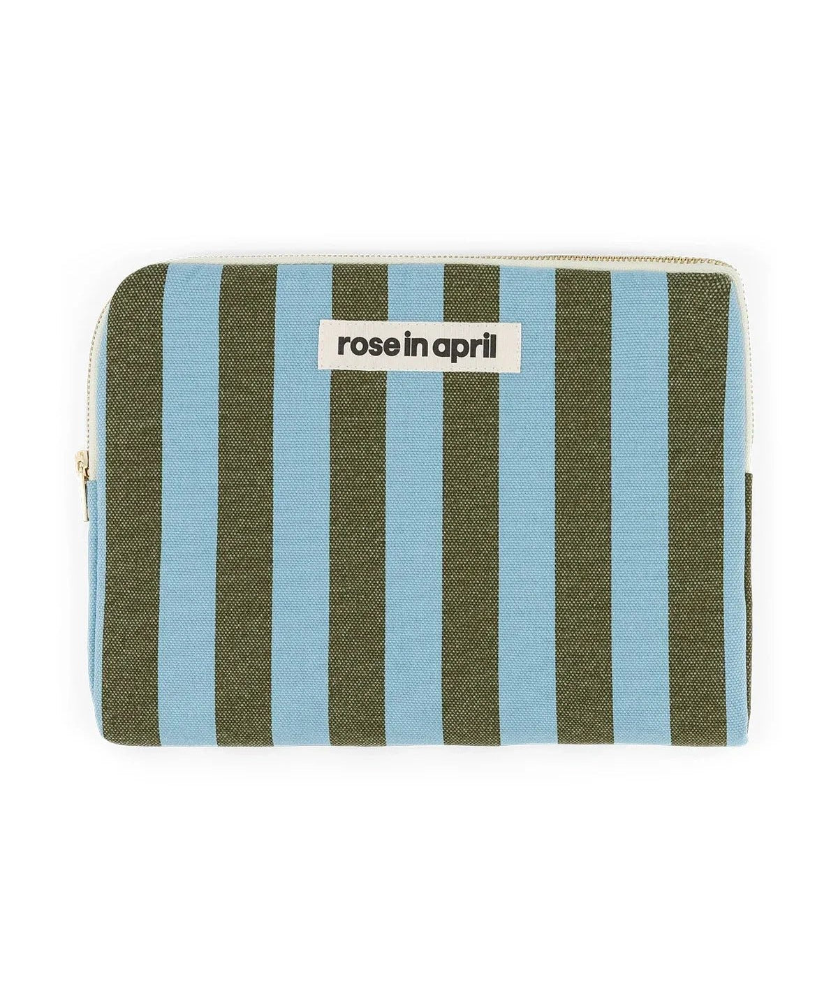 Rose in April - ANOUK iPad - Hülle • Stripes Olive/Blue - iPad - Hülle - ROSA ECK