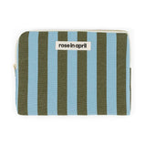 Rose in April - ANOUK iPad - Hülle • Stripes Olive/Blue - iPad - Hülle - ROSA ECK