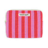 Rose in April - ANOUK iPad - Hülle • Stripes Orchid/Tomato - iPad - Hülle - ROSA ECK