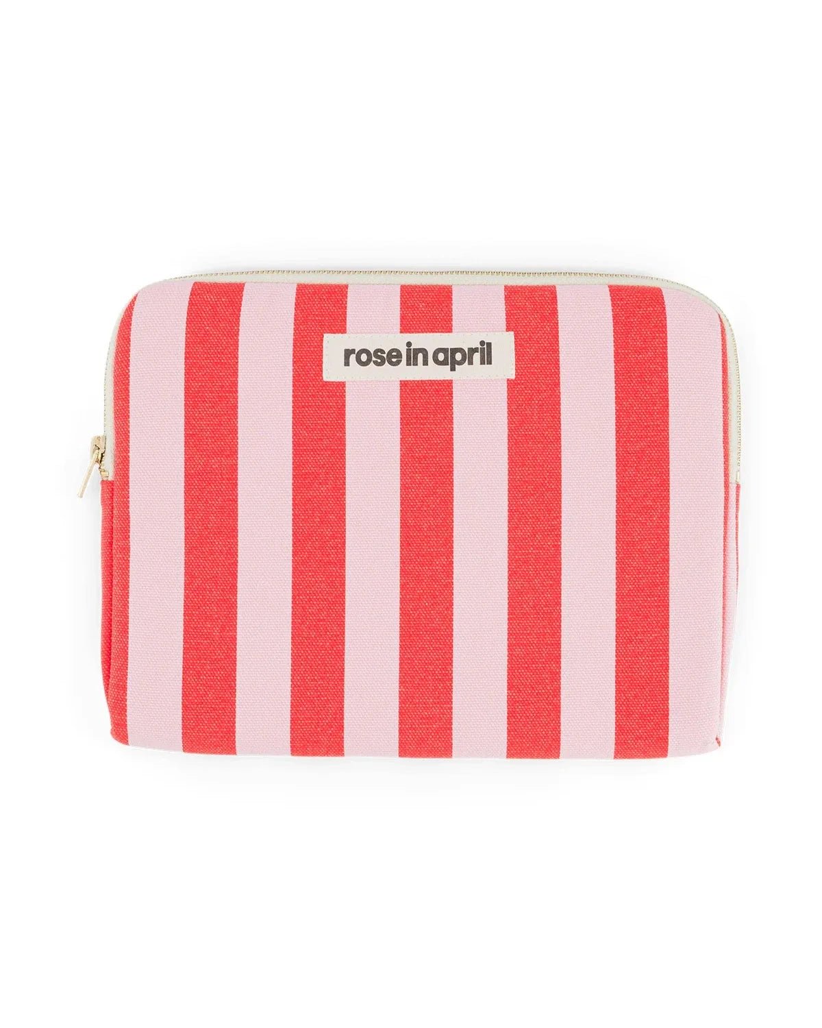 Rose in April - ANOUK iPad - Hülle • Stripes Tomato/Candy - iPad - Hülle - ROSA ECK