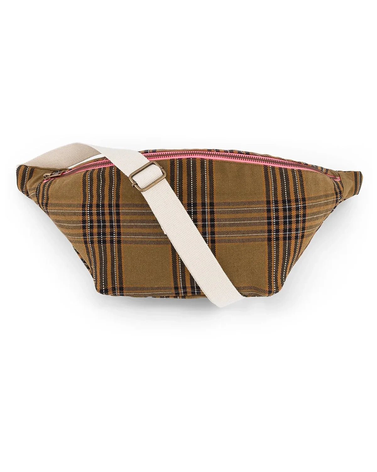 Rose in April - BANANA BAG Bauchtasche • Tartan - Bauchtasche - ROSA ECK