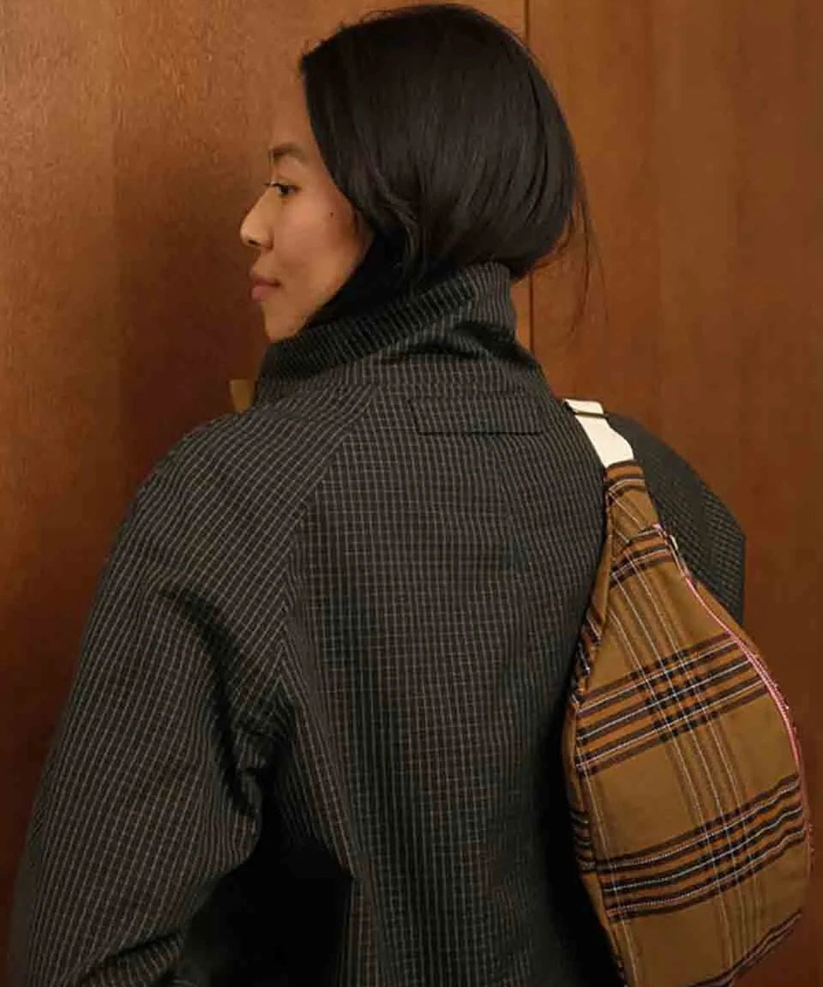 Rose in April - BANANA BAG Bauchtasche • Tartan - Bauchtasche - ROSA ECK