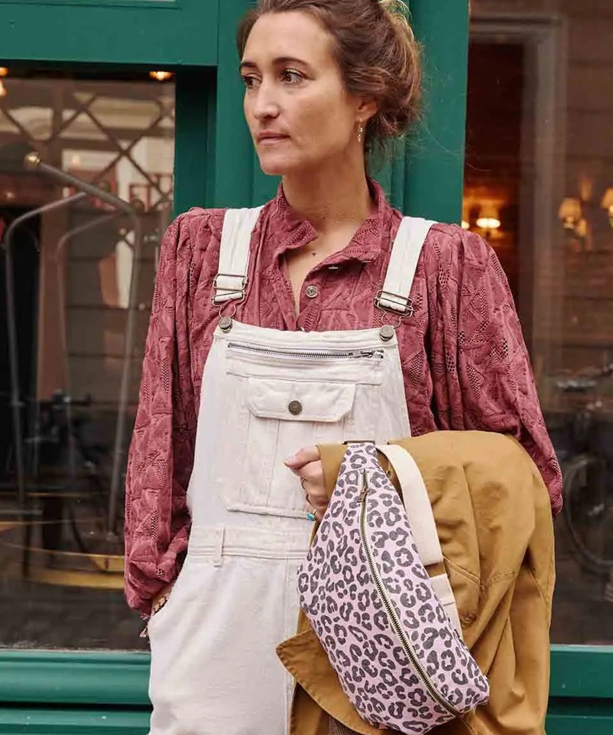 Rose in April - BANANA Bauchtasche • Graou Bubble Pink - Bauchtasche - ROSA ECK