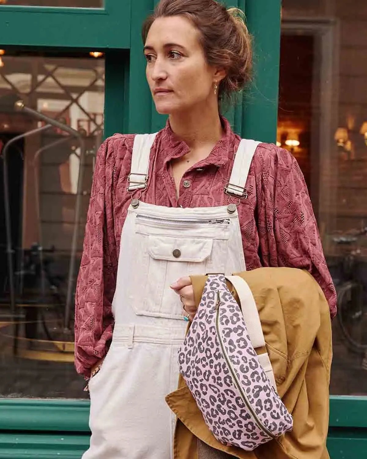 Rose in April - BANANA Bauchtasche • Graou Bubble Pink - Bauchtasche - ROSA ECK