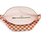Rose in April - BANANA Bauchtasche • Kariert Rosa/Karamell - ROSA ECK Concept Store