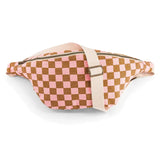 Rose in April - BANANA Bauchtasche • Kariert Rosa/Karamell - ROSA ECK Concept Store