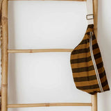 Rose in April - BANANA Bauchtasche • Stripes Cumin/Black - Bauchtasche - ROSA ECK