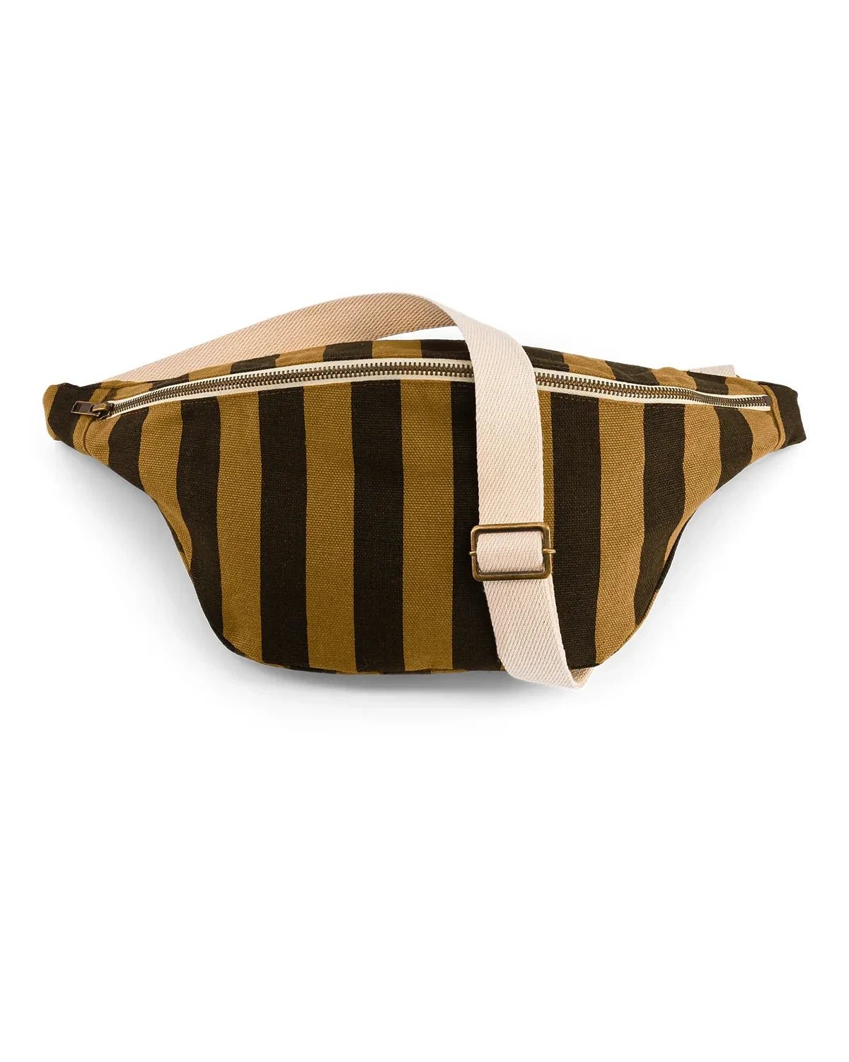 Rose in April - BANANA Bauchtasche • Stripes Cumin/Black - Bauchtasche - ROSA ECK