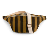 Rose in April - BANANA Bauchtasche • Stripes Cumin/Black - Bauchtasche - ROSA ECK